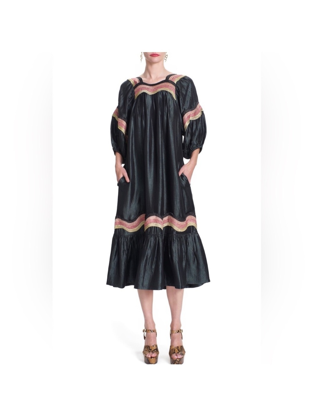Corey Lynn Calter forAnthropologie Bohemian Maxi Dress, small